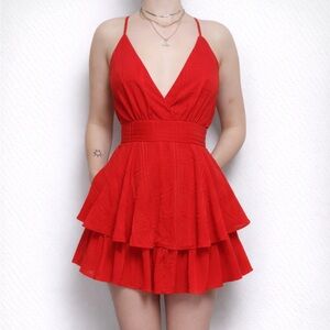 POLLY Red Romper